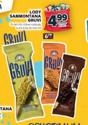 Lody Sammontana Gruvi promocja w Stokrotka