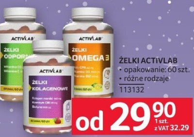 Żelki Activilab, 60 szt., różne rodzaje promocja w Selgros