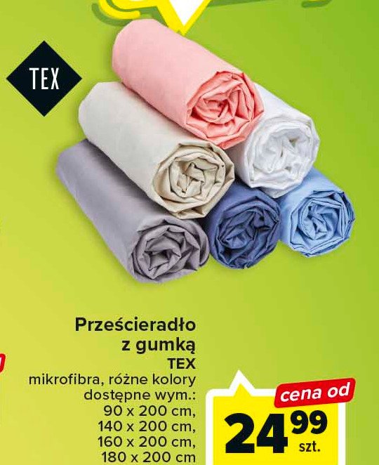 Prześcieradło mikrofibra z gumką 90 x 200 cm