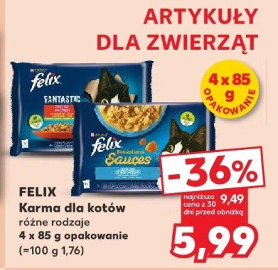 Karma dla kotów różne rodzaje promocja w Kaufland