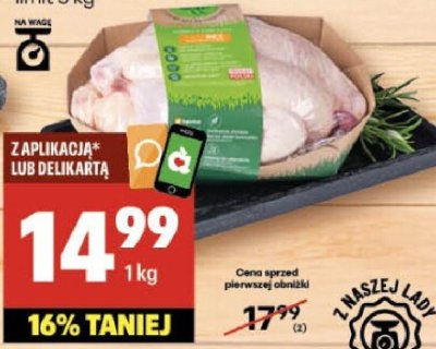 Kurczak sielski tuszka promocja w Delikatesy Centrum