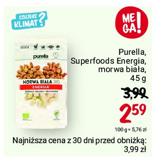 Morwa biała Purella food promocja
