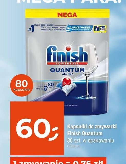 Tabletki do zmywarek Finish quantum promocja