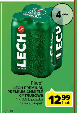 Piwo Lech premium chmiele cytrusowe promocje