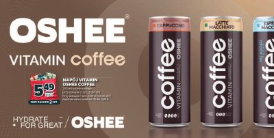 Napój Oshee Coffee Cappuccino, Latte Macchiato, Espresso Macchiato promocja w Stokrotka