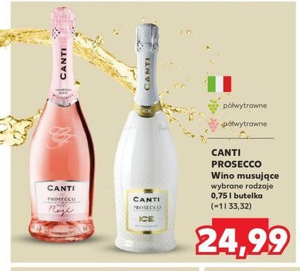 Wino CANTI PROSECCO ROSE promocja