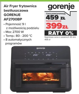 Air Fryer frytkownica beztłuszczowa AF2700BP promocja w NEONET