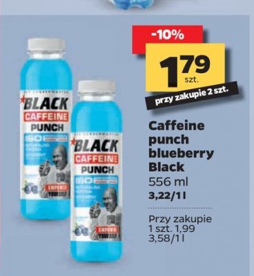Napój energetyczny Black caffeine punch promocja
