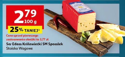 Ser edam królewiecki Spomlek promocja