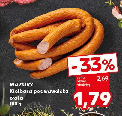 Kiełbasa podwawelska złota Mazury ełk promocja