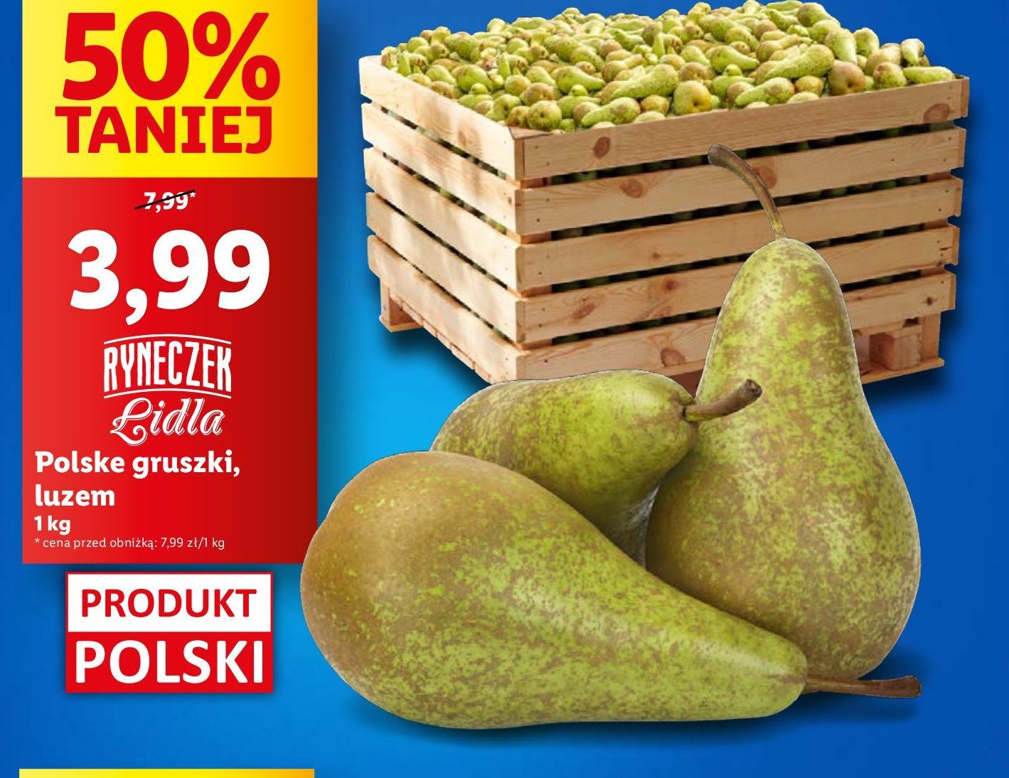 Gruszki polskie Ryneczek lidla promocja