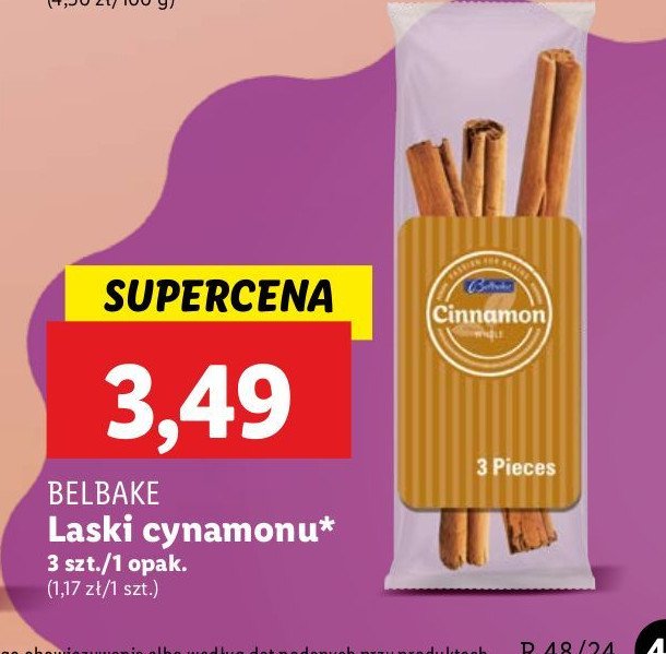 Laski cynamonowe Belbake promocja