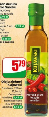 Makaron durum Kuchnia Smaku Świderki promocja w Dino