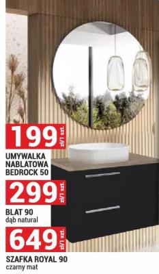 Blat BRUNO BLAT 90 dąb natural kolor biały promocja w Merkury Market