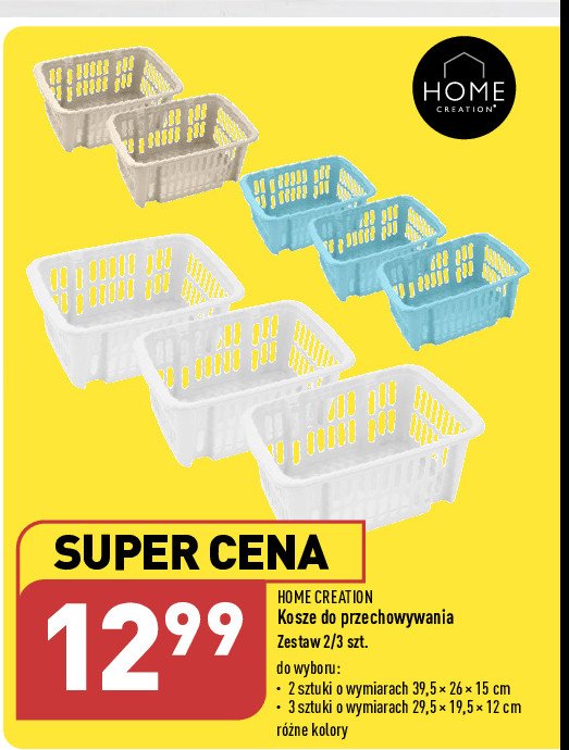 Koszyki do przechowywania Home creation promocja