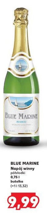 Wino Blue marine bianco promocja w Kaufland