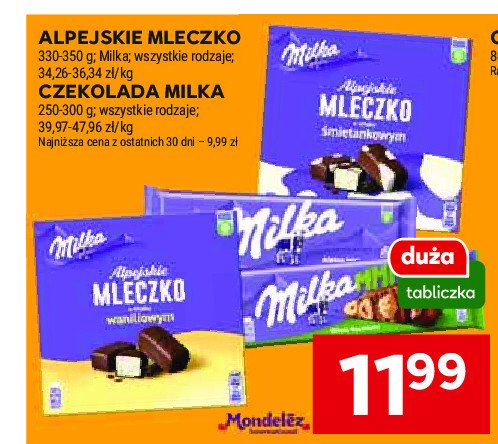 Czekoladki happy cows Milka alpejskie mleczko promocja