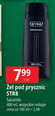 Żel pod prysznic STR8 Sarantis 400 ml promocja w Leclerc