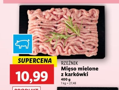 Mi臋so mielone wieprozwe z kark贸wki Rze藕nik codzienna dostawa promocja