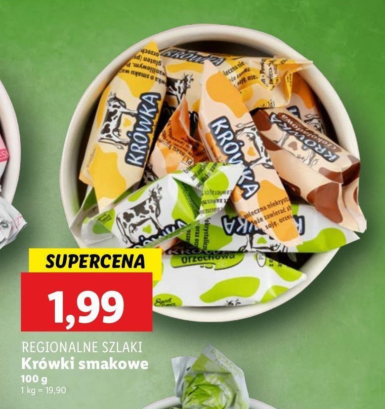 Cukierki krówki mix REGIONALNE SZLAKI promocja