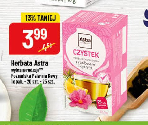 Czystek Astra tea promocja