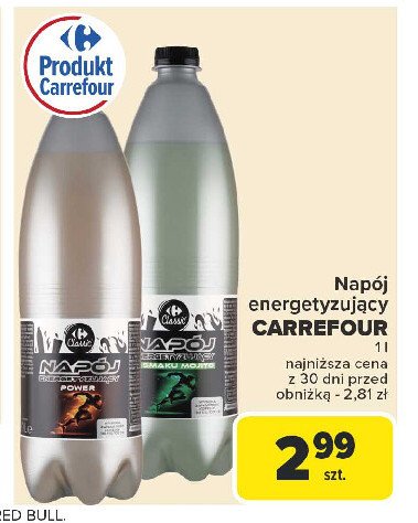 Napój energetyzujący power mojito Carrefour promocja