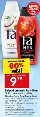 Żel pod prysznic Fa, 400 ml promocja w Twój Market