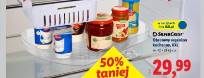 Obrotowy organizer do lodówki XXL promocja w Lidl