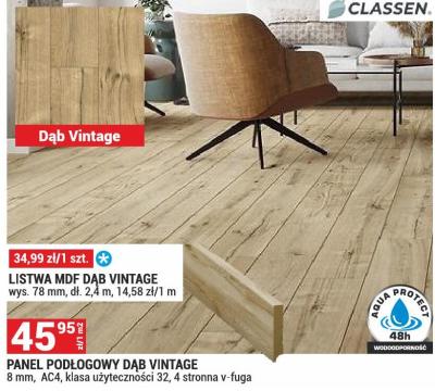 Panel podłogowy Dąb Vintage promocja w Merkury Market