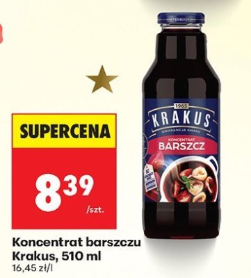 Koncentrat barszczu 510 ml promocja w Biedronka
