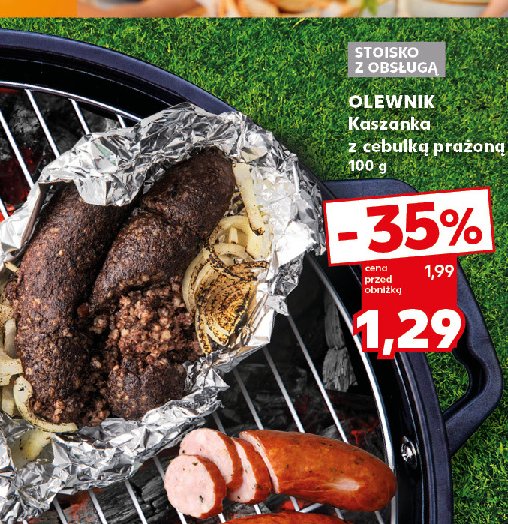 Kaszanka z cebulką Olewnik promocja w Kaufland