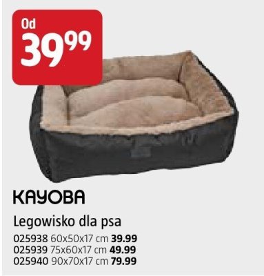 Legowisko dla psa KAYOBA 90x70x17 cm promocja w Jula