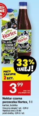 Nektar czarna porzeczka Hortex, 1 l promocja w Twój Market