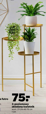 Kwietnik 3-poziomowy wym. 27x24x46-76 cm promocja