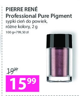 Cień do powiek sypki nr 10 rose quartz Pierre rene pure pigment promocja