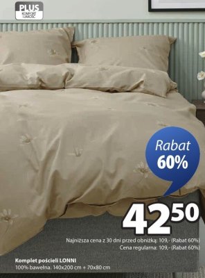 Komplet pościeli LONNI 140x200 cm + 70x80 cm promocja w Jysk