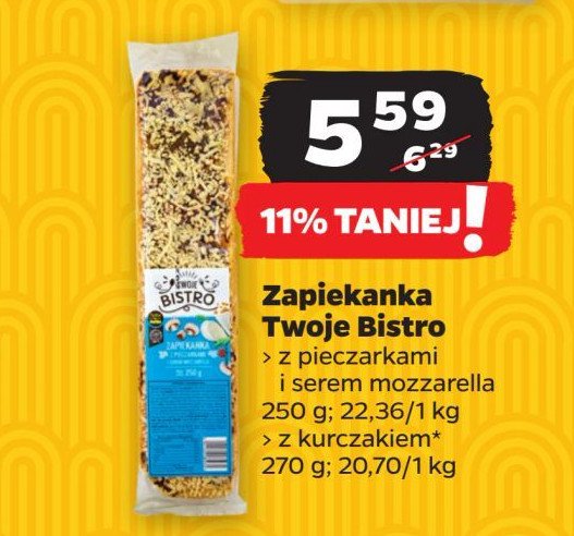 Zapiekanka z kurczakiem promocja