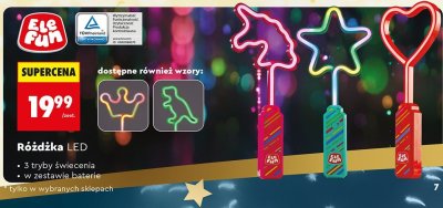 Różdżka LED promocja w Biedronka