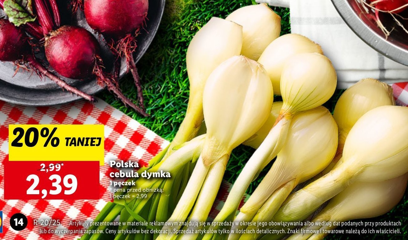 Cebula dymka polska promocja w Lidl