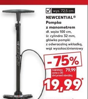 Pompka stojąca z manometrem Newcential promocja