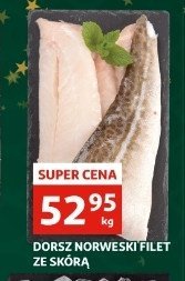 Dorsz norweski filet ze skórą promocja