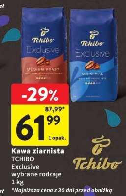 Kawa ziarnista TCHIBO Exclusive promocja w Intermarche