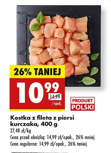 Kostka z fileta z piersi indyka promocja