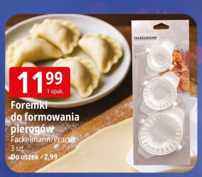 Foremki do formowania pierogów Fackelmann/Practi promocja w Leclerc