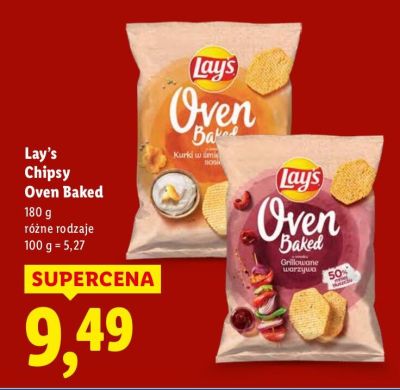 Chipsy Lay's Oven Baked promocja w Lidl