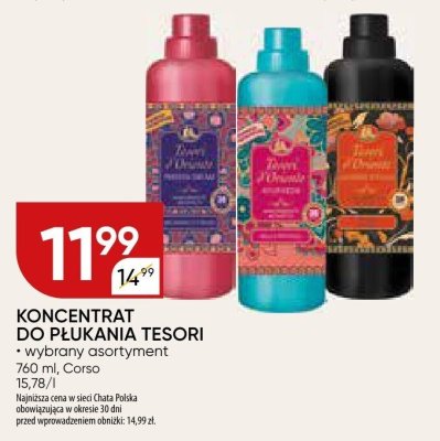 Koncentrat do płukania Tesori Corso wybrany asortyment 760 ml promocja w Chata Polska