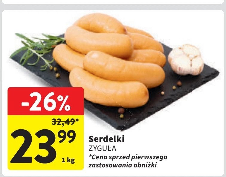 Serdelki Zyguła promocja w Intermarche