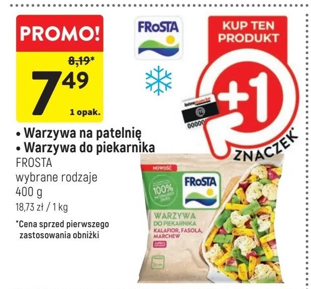 Warzywa na patelnię Frosta promocja