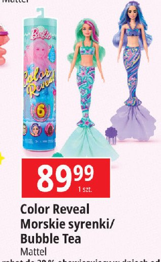 Lalka barbie pop reveal bubble tea promocja w Leclerc