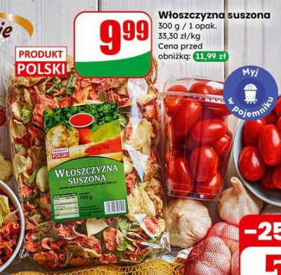 Włoszczyzna suszona promocja w Dino